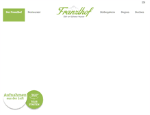 Tablet Screenshot of franzlhof.com